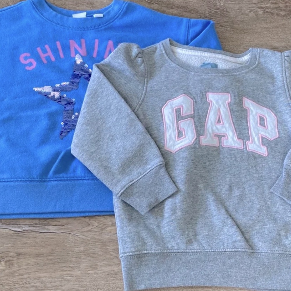 BABY GAP SWEATSHIRTS